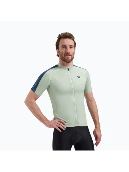 Tricou de ciclism pentru bărbați Rogelli Explore aqua grey gri