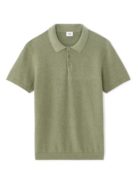 Tricou polo Celio verde