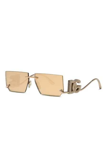 Sunčane naočale Dolce & Gabbana Eyewear s kristalima zlatna