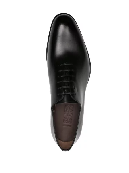 Δερμάτινος σκαρπίνια oxford Ferragamo μαύρο