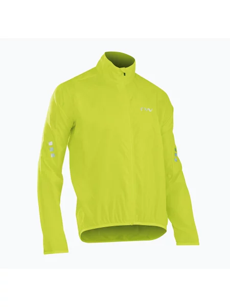 Cyklistická bunda Northwave Vortex 2 yellow fluo žlutá