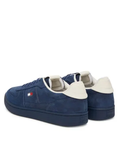 Tenisice Tommy Jeans Archive Nubuck Court Tamnoplava
