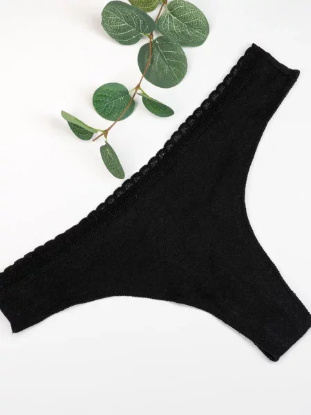 ISSA Plus Труси Чорний Текстиль