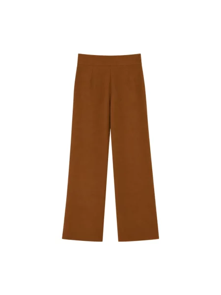 Spodnie Max Mara brązowe
