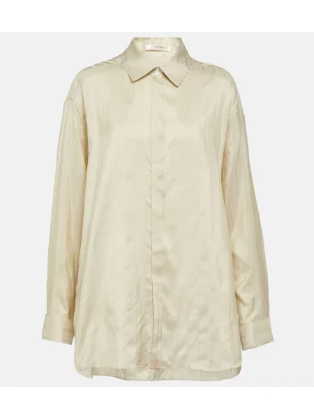 Cămașă The Row de mătase