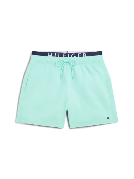 Tommy Hilfiger Underwear Kupaće hlače mornarsko plava / akvamarin bijela