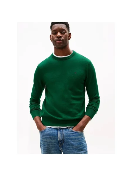 Sweter Tommy Hilfiger zielony