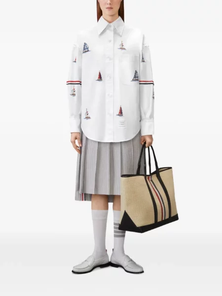 Cămașă Thom Browne alb