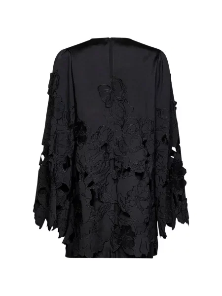 Rochie mini Costarellos cu model floral negru