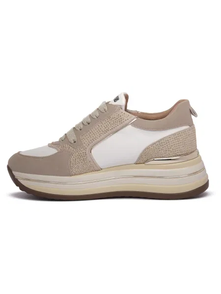 Pantofi Keys alb