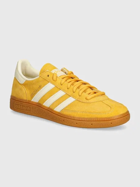 Superge iz semiša adidas Originals Hanball Spezial rumena