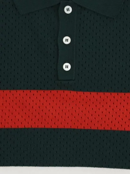 Koszulka polo dziecięca Gucci zielona
