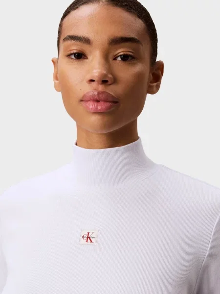 Водолазка Calvin Klein Jeans для гольфу біла