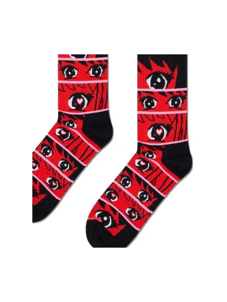 Șosete Happy Socks cu dungi roșu
