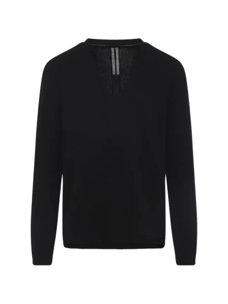 Pulover Rick Owens cu decolteu în V negru
