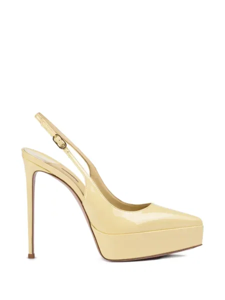 Pantofi cu toc Le Silla slingback galben