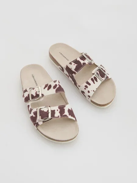 Кожаные шлепанцы Reserved