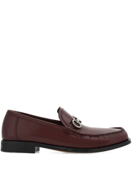 Loafersy Ferragamo červená