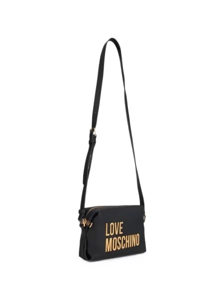 Top Love Moschino cu autograf negru