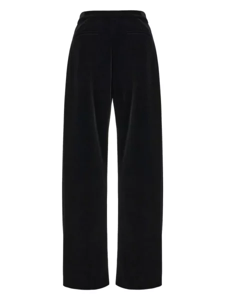 Pantaloni Sportmax de catifea negru