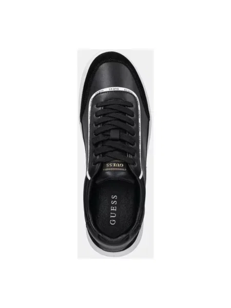 Sneakersy Guess skórzane czarne