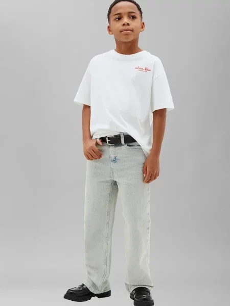 Calvin Klein Jeans дънки relaxed fit за деца SKATER сиво