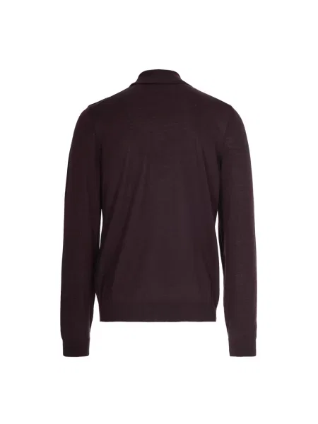 Sweter z golfem Boss wełniany czarny