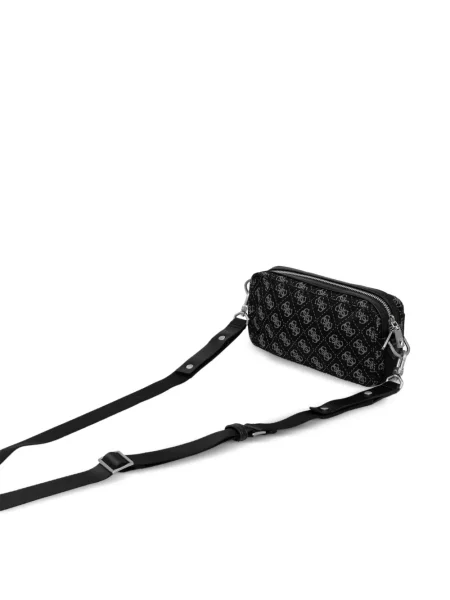 Crossbody táska Guess nyomtatás fekete