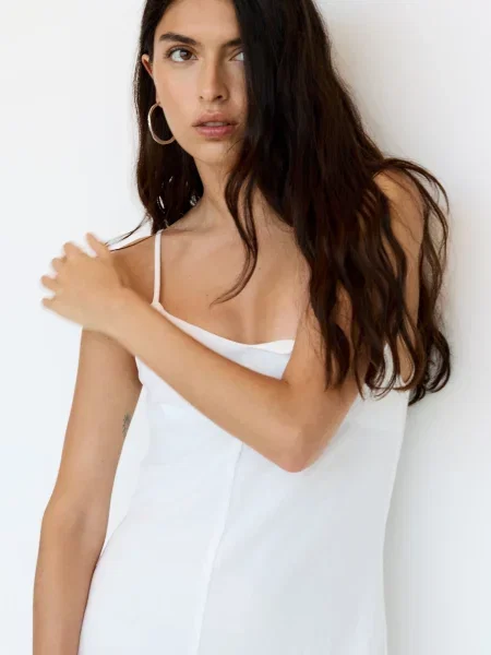 Pull&Bear Rochie alb