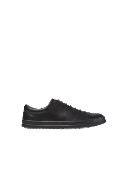 Sneakersy Camper sznurowane skórzane czarne
