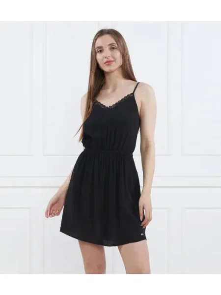 Tommy Jeans Rochie negru