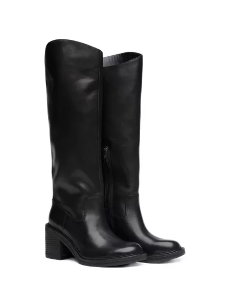 Cizme Ash din piele negru
