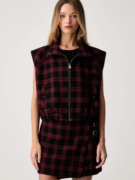 Шерстяная юбка Pinko на запах