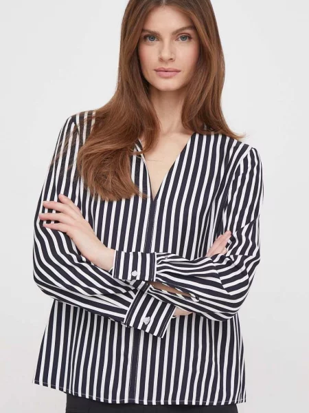 Блуза Tommy Hilfiger с десен тъмносиньо