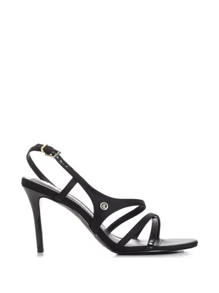 Sandale Just Cavalli cu bretele negru