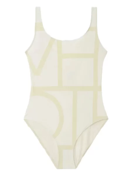 Costum de baie Toteme cu imagine cu imprimeu geometric
