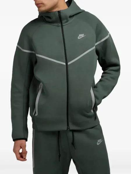 Krótka podkoszulka Nike z dżerseju w paski zielona