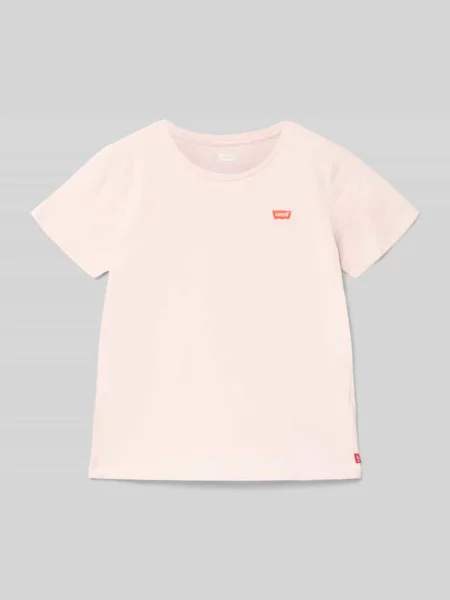 T-shirt o kroju regular fit z czystej bawełny Levi's różowa