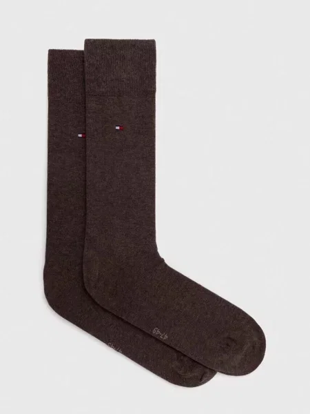 Tommy Hilfiger Ponožky hnedá