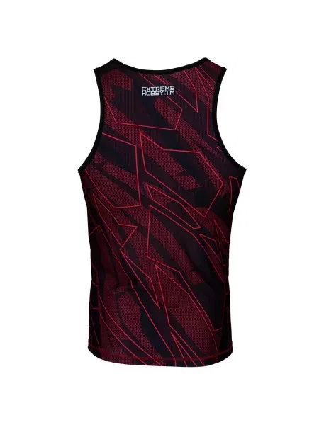 Koszulka sportowa bez rękawów Tank top rashguard EXTREME HOBBY SHADOW czerwona