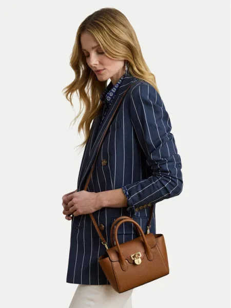 Torebka LAUREN RALPH LAUREN brązowa