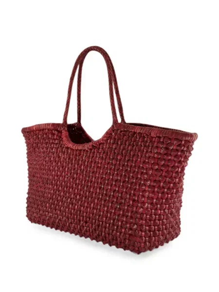 Geantă shopper Dragon Diffusion din piele roșu