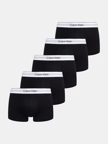 Bokserki Calvin Klein Icon Cotton Stretch czarny 5 sztuk S biały