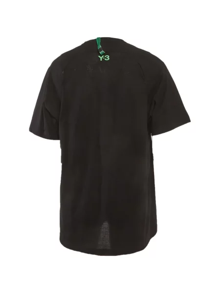 Tricou Y-3 cu decolteu rotund negru