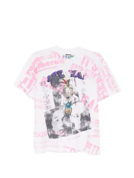 Tricou Better With Age cu imagine cu legături alb