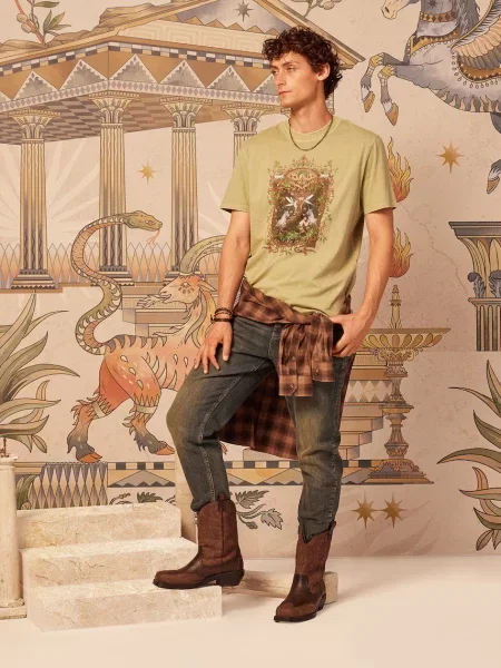 Тениска Medicine с принт зелено