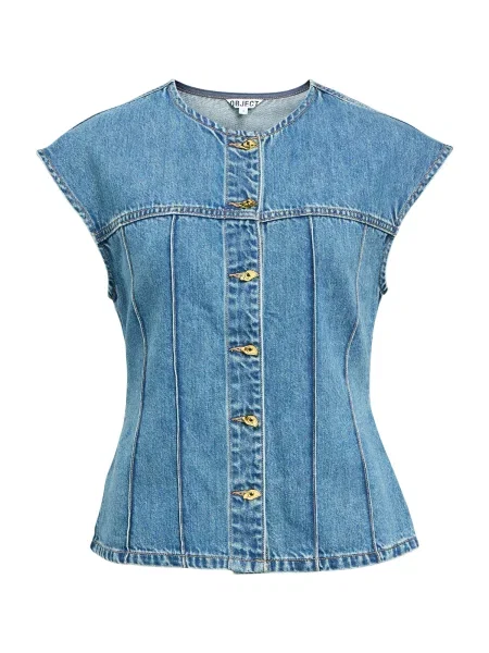 OBJECT Vesta OBJDIVONA denim modrá