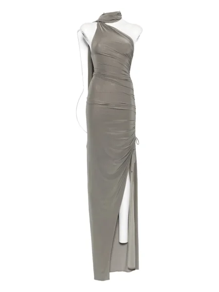 Félvállas midi ruha Atu Body Couture zöld
