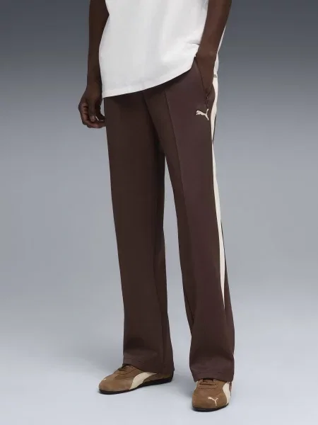Спортивні штани PUMA T7 ALWAYS ON поліестер/бавовна коричневий