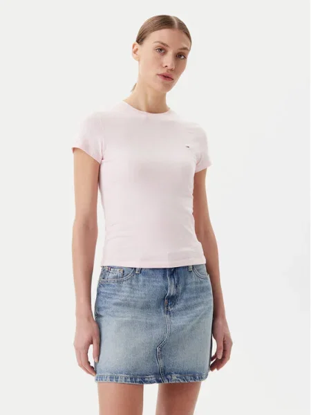 Tommy Jeans Tricou Essential roz